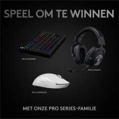 Logitech PRO X SUPERLIGHT Wireless Gaming Mouse - Ultra-Lightweight Optical Wireless Gaming Mouse in White - Unleash Your Gaming
